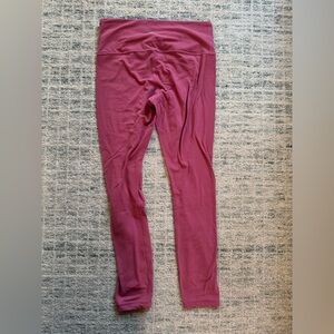 Athleta Pink high waisted 7/8 leggings